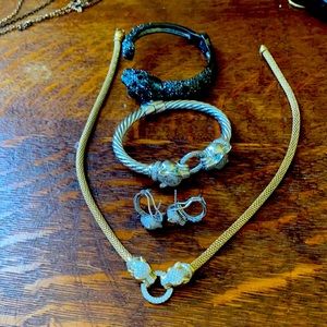 Costume jewelry cougar/panther set